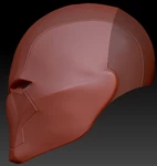 Modelo 3d de Casco de capucha roja para impresoras 3d