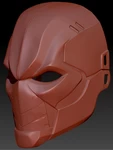 Modelo 3d de Casco deathstroke para impresoras 3d