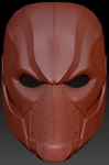 Modelo 3d de Casco deathstroke para impresoras 3d