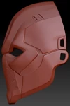 Modelo 3d de Casco deathstroke para impresoras 3d