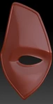  Deadpool face full and half shell  3d model for 3d printers