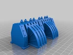  Warhammer 40k terrain: kombination of energy bridge and turbine  3d model for 3d printers