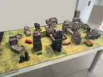  7000 wargaming modular scifi city system (subset)  3d model for 3d printers