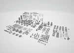 Modelo 3d de 5200 wargaming-terreno de latas industriales [subconjunto] para impresoras 3d