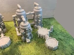 Modelo 3d de 5200 wargaming-terreno de latas industriales [subconjunto] para impresoras 3d