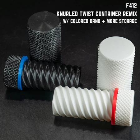 Knurled Twist Container - F412 Remix