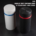 Knurled twist container - f412 remix  3d model for 3d printers