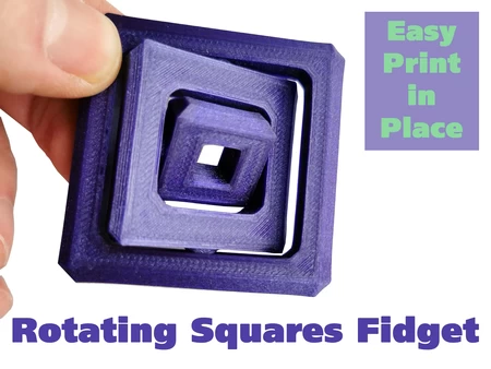 Rotating Squares Fidget Toy