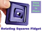  Rotating squares fidget toy  3d model for 3d printers