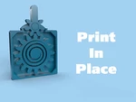  Fidget gear spring - print in place easy small  3d model for 3d printers