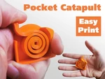 Modelo 3d de Catapulta de bolsillo para impresoras 3d