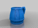 Modelo 3d de Soporte para latas / taza para dados para impresoras 3d