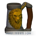  Mythic mugs - lion's brew - can holder / storage container ( mmu / multi-material version added)  3d model for 3d printers