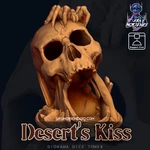 Modelo 3d de El beso del desierto-torre de dados diorama para impresoras 3d