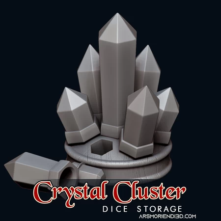 Crystal Cluster - Dice Storage