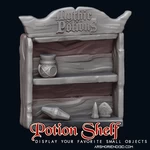  Potion shelf - mythic potions  3d model for 3d printers