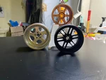 Modelo 3d de Posavasos con ruedas jdm para impresoras 3d