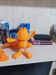 Modelo 3d de Garfield de pie sin pegamento para impresoras 3d