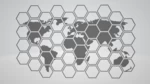  Hexagon map  3d model for 3d printers