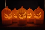  Pumpkin halloween tealight  3d model for 3d printers