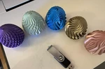  Easter eggs  3d model for 3d printers