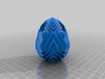  Easter eggs  3d model for 3d printers