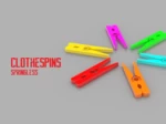  Clothespins - no spring required  3d model for 3d printers