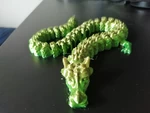  Articulated rocky dragon  3d model for 3d printers