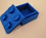 Modelo 3d de Caja de lego para almacenamiento. tres tamaños para impresoras 3d