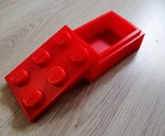 Modelo 3d de Caja de lego para almacenamiento. tres tamaños para impresoras 3d