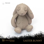 Modelo 3d de Conejito de pascua y huevos para impresoras 3d