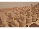  Pokemon chess set  3d model for 3d printers