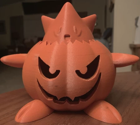  Pumpkin togepi - halloween  3d model for 3d printers
