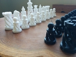  Spiral chess set  3d model for 3d printers