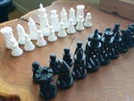  Spiral chess set  3d model for 3d printers