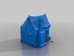  Midlevel house  3d model for 3d printers