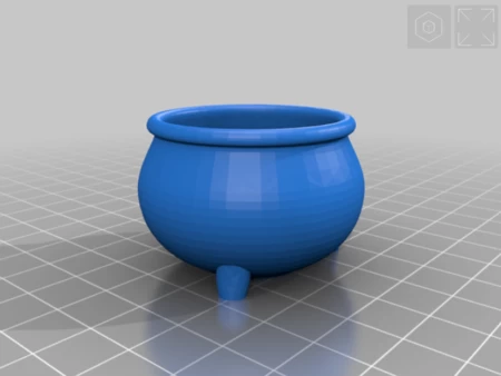  Halloween (cauldron)  3d model for 3d printers