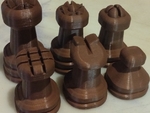 Modelo 3d de Rompecabezas de tablero de ajedrez para impresoras 3d