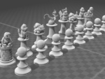  Pokemon chess  3d model for 3d printers