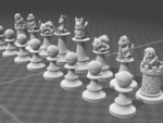  Pokemon chess  3d model for 3d printers