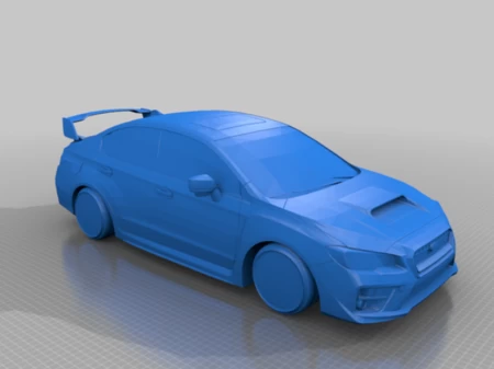  2015 subaru - impreza wrx sti  3d model for 3d printers