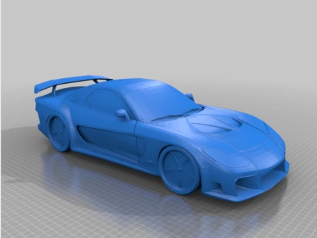 Modelo 3d de Mazda rx - 7 fd veliside para impresoras 3d