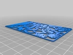 Modelo 3d de Tarjeta de kit de velociraptor para impresoras 3d