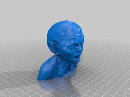  Gollum  3d model for 3d printers