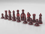  Chess - classic set  3d model for 3d printers