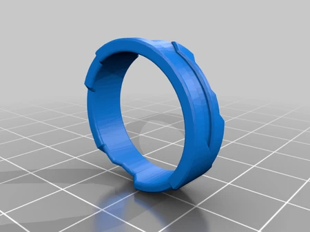 Modelo 3d de Anillo de halo para impresoras 3d