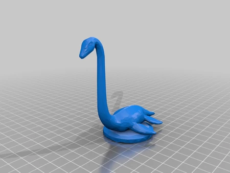   loch ness monster  3d model for 3d printers