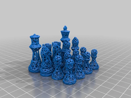  Chess weird version  3d model for 3d printers