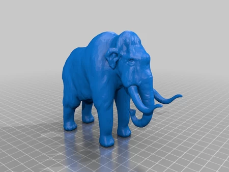 Modelo 3d de Mamut para impresoras 3d