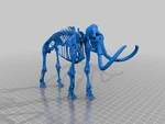 Modelo 3d de Mamut para impresoras 3d